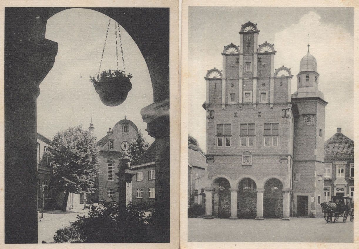 Meppen Blick Auf Die Gymnasialkirche 2x Lower Saxony German Postcard s