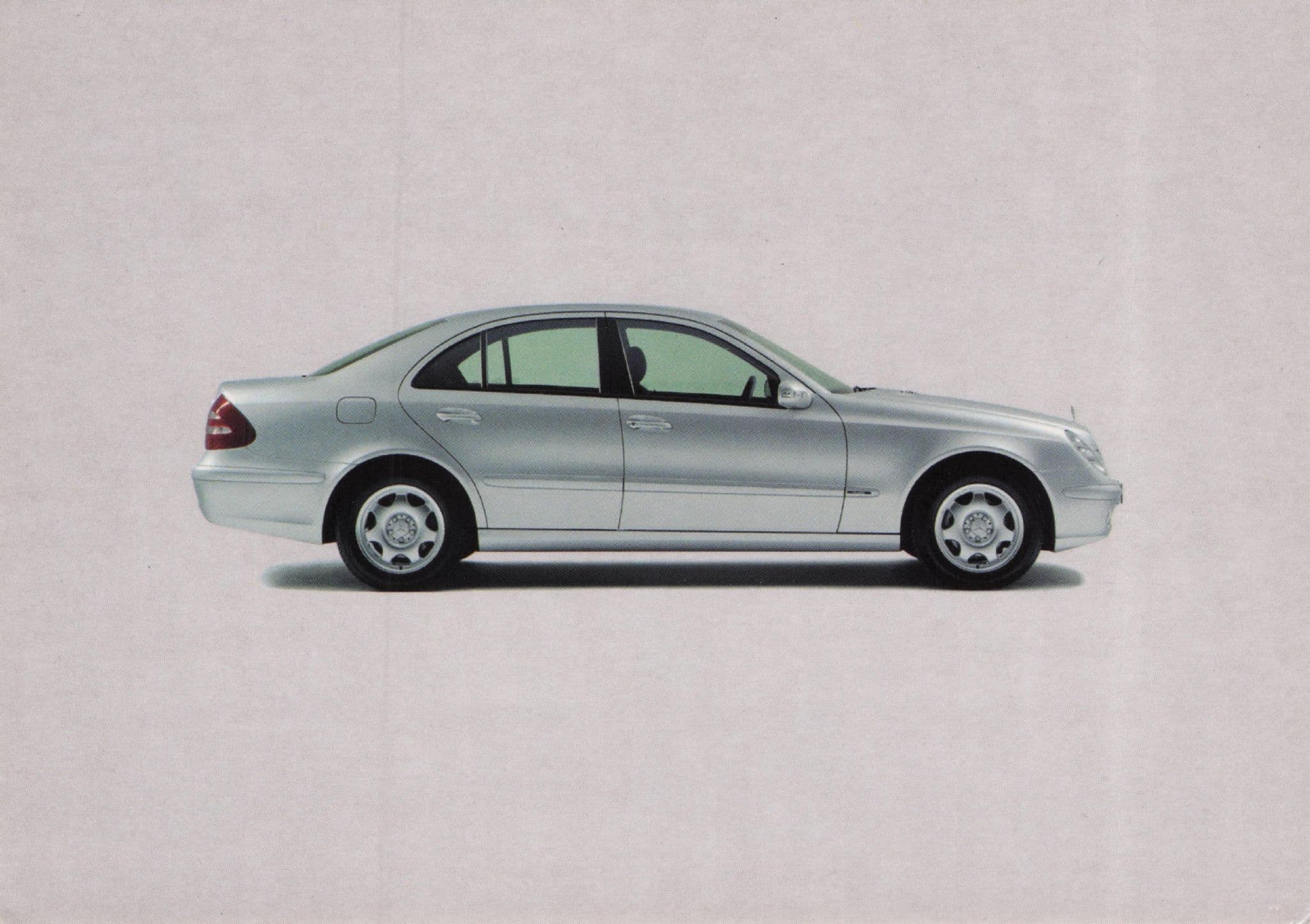 Mercedes Benz E Is For Everything E-Class Model Advertising Postcard