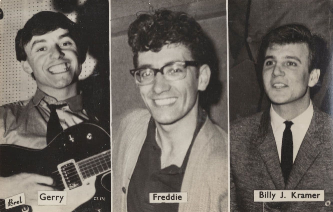 Mersey Beat Gerry & The Pacemakers Freddie Billy Kramer Postcard