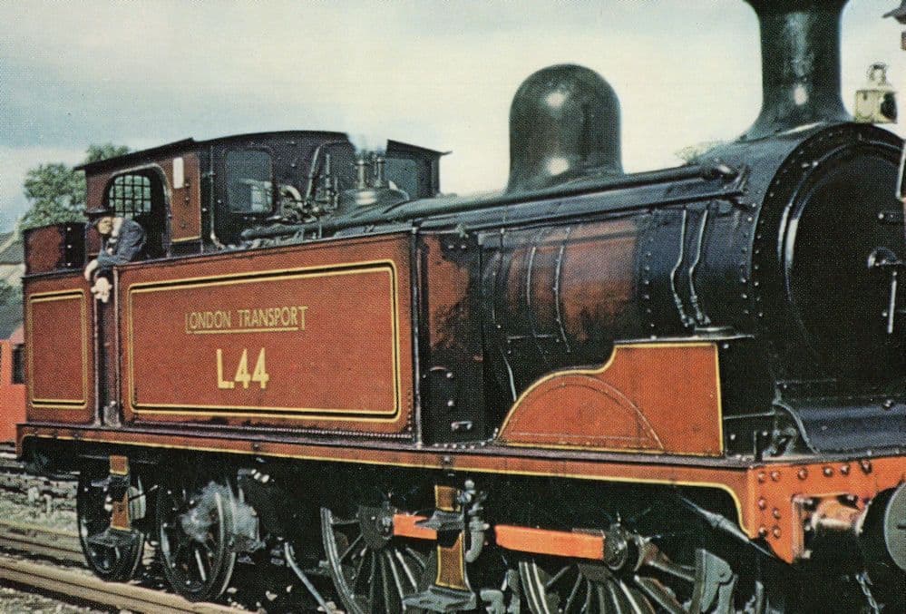 Metropolitan E Class Locomotive 0-4-4 At Harrow Accident London Postcard