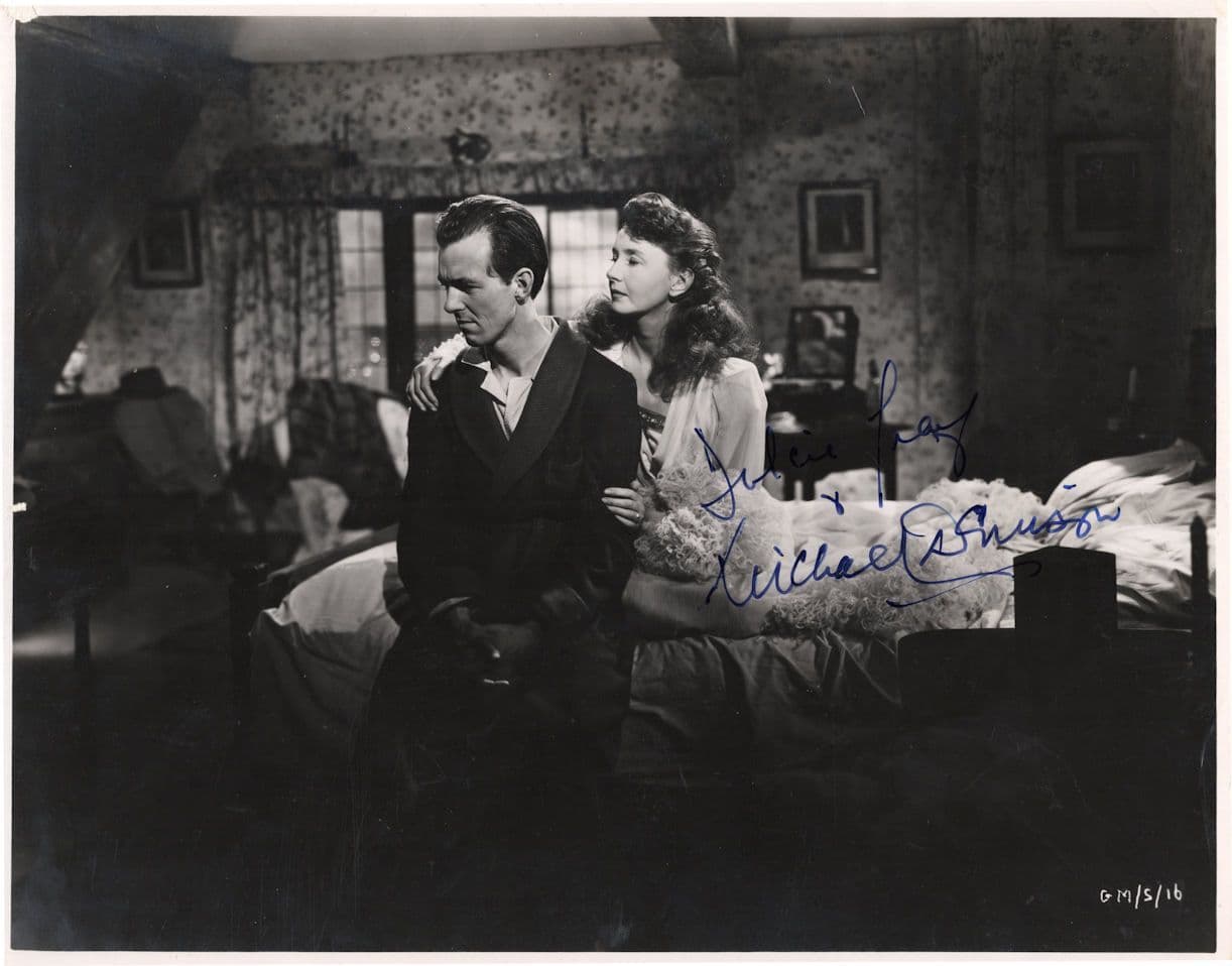Michael Dennison Vintage 10x8 Hand Signed Press Photo