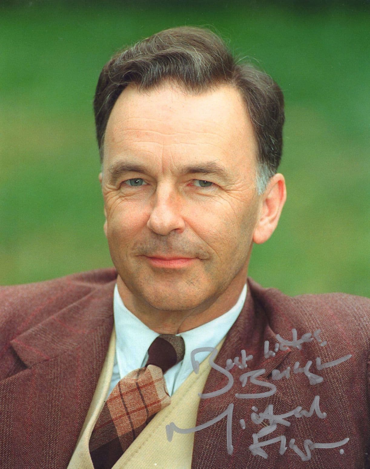Michael Elwyn of Dr Who Large 10x8 Hand Signed Photo
