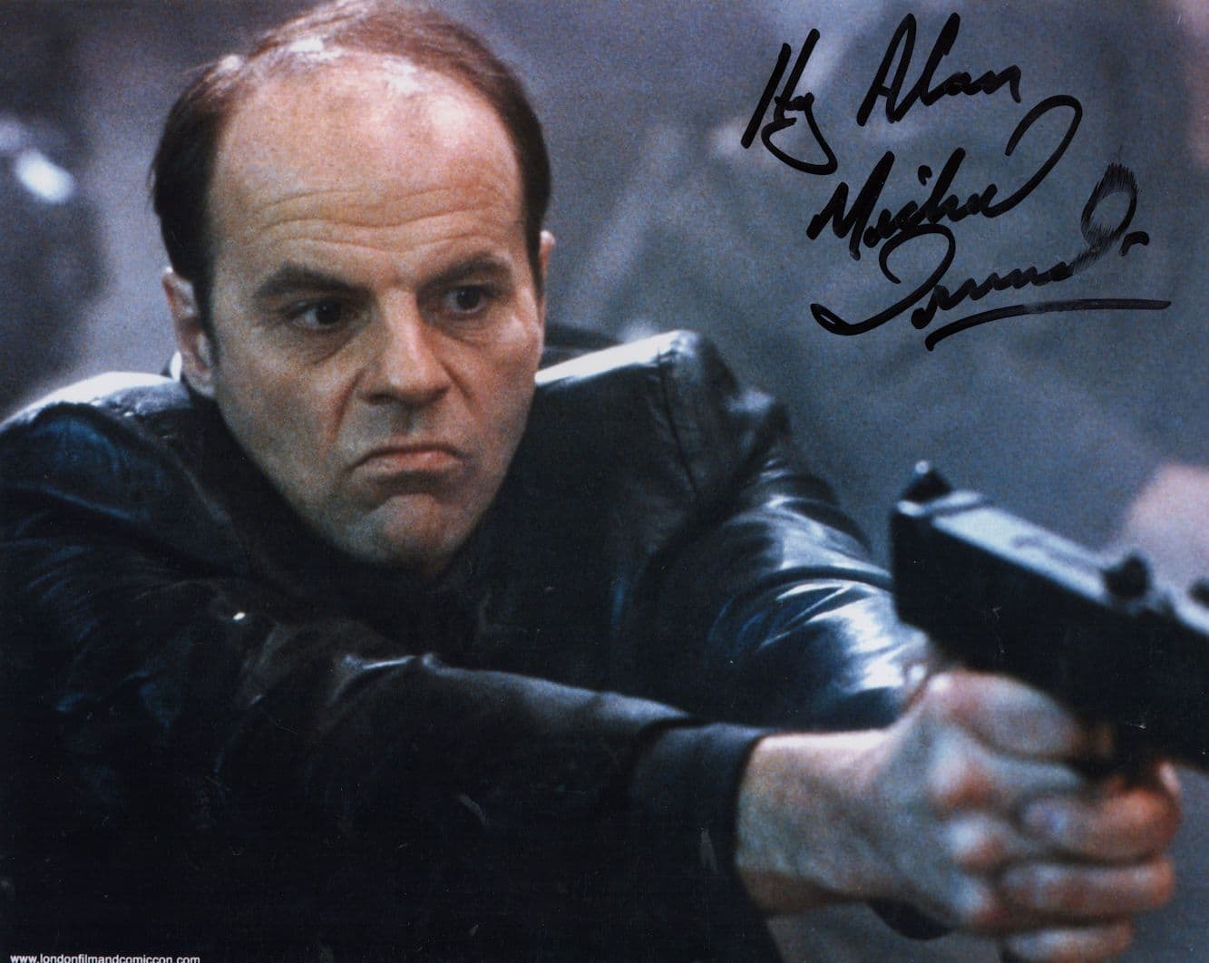 Michael Ironside Total Recall Arnie 10x8 Hand Signed 2x COA Photo s