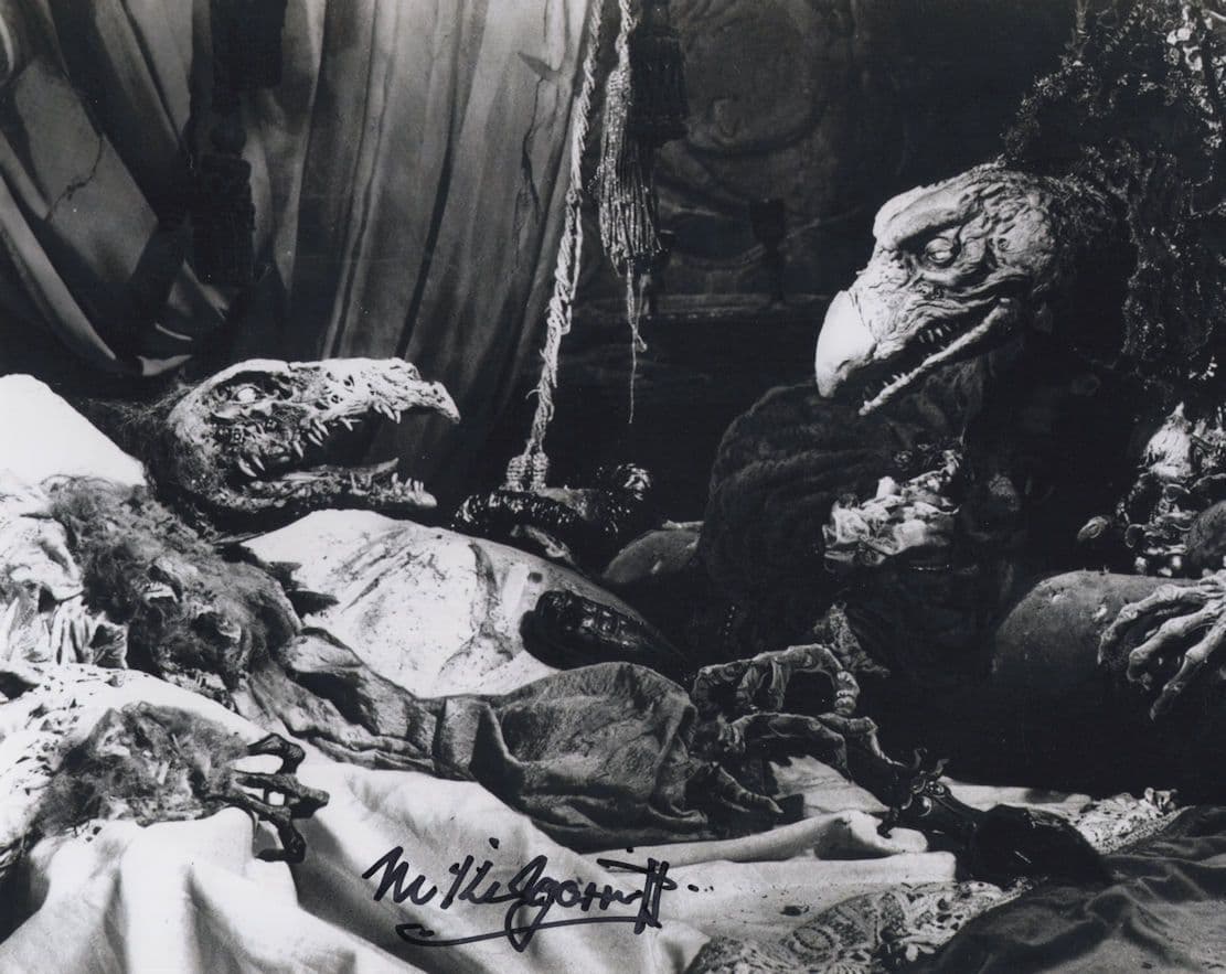 Michael Kilgarriff In Dark Crystal Dr Who Large 10x8 Hand Signed Photo