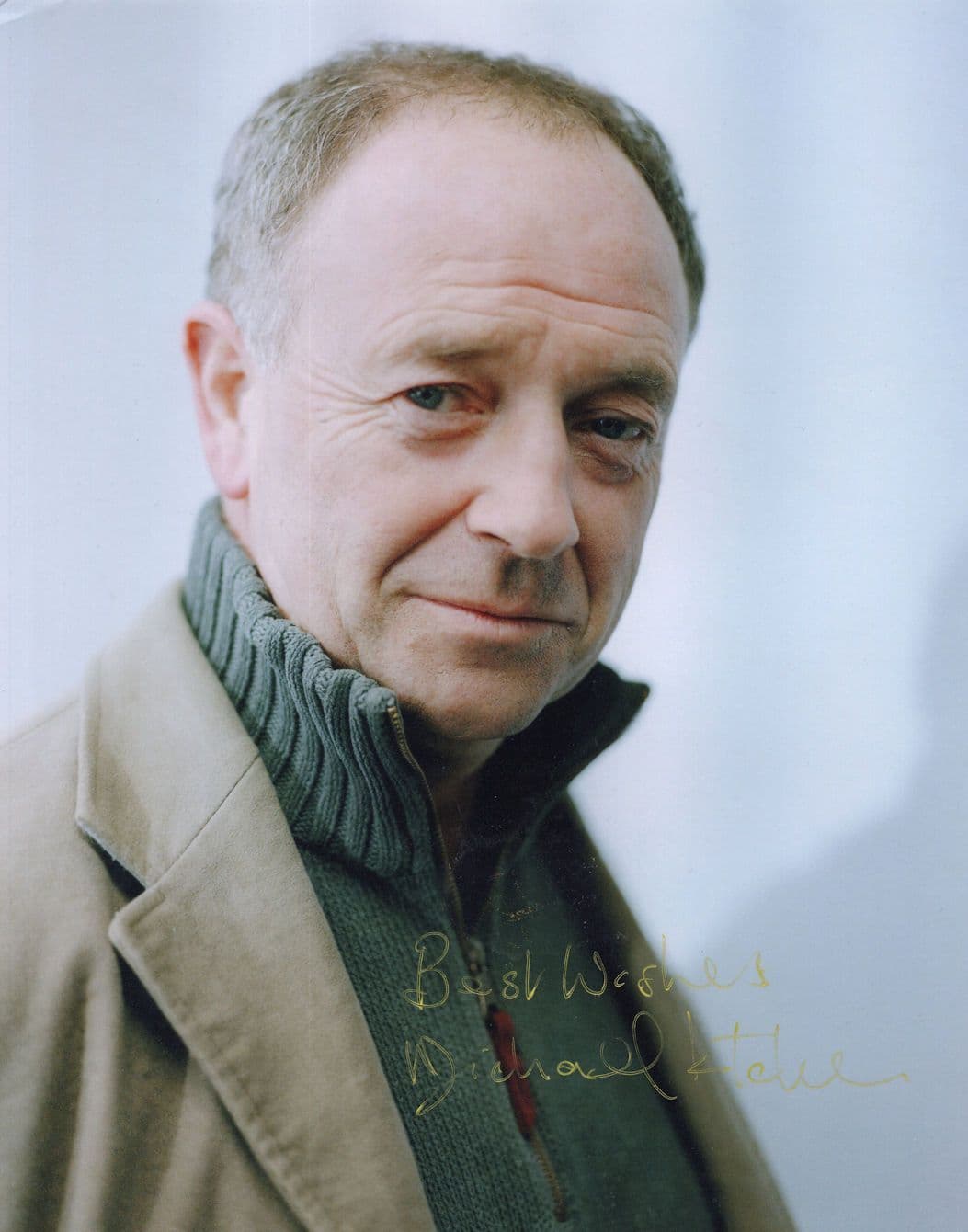 Michael Kitchen Foyles War Stunning Large 10x8 Hand Signed Photo