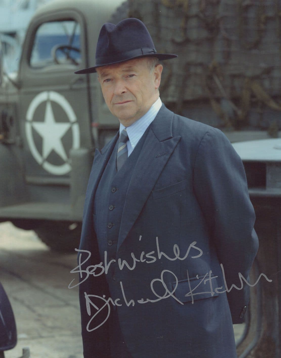 Michael Kitchen in Foyles War 10x8 Hand Signed Photo