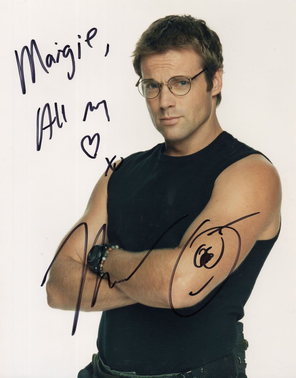 Michael Shanks Daniel Jackson Stargate SG-1 Hand Signed 10x8 Photo