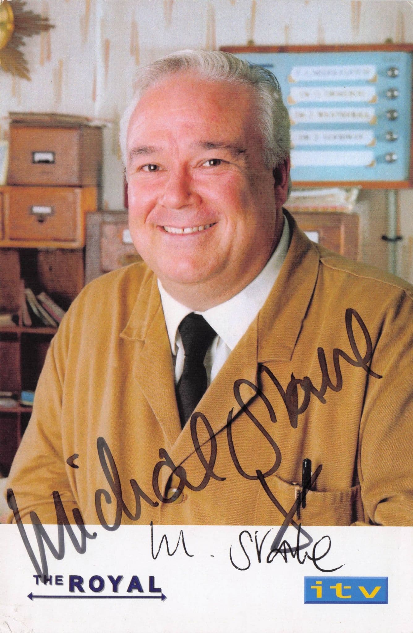 Michael Starke as Ken Hopkirk The Royal Hand Signed Cast Card Photo