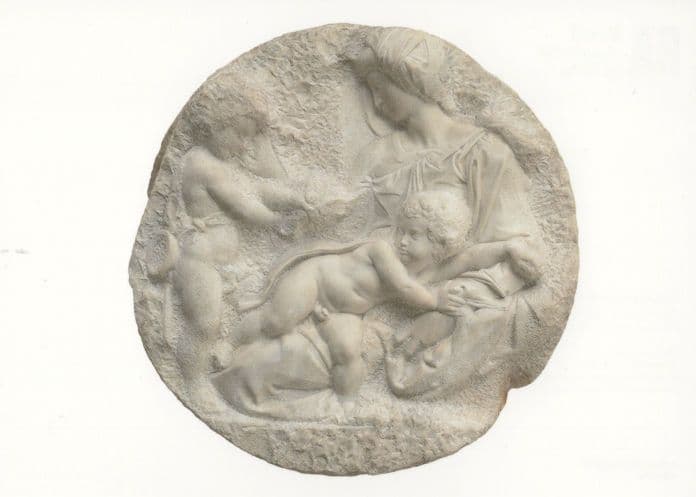 Michelangelo Buonarroti The Virgin & Child Royal Academy Painting Postcard