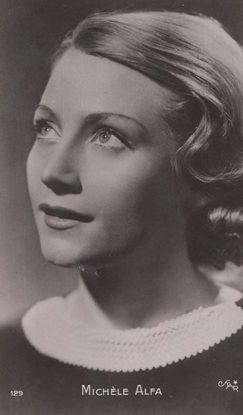 Michele Alfa Real Photo Postcard