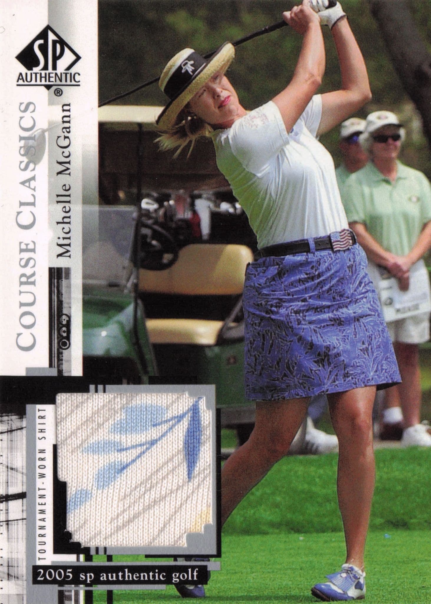 Michelle McGann Course Classics 2005 Golf SP Upper Deck Worn Shirt Card