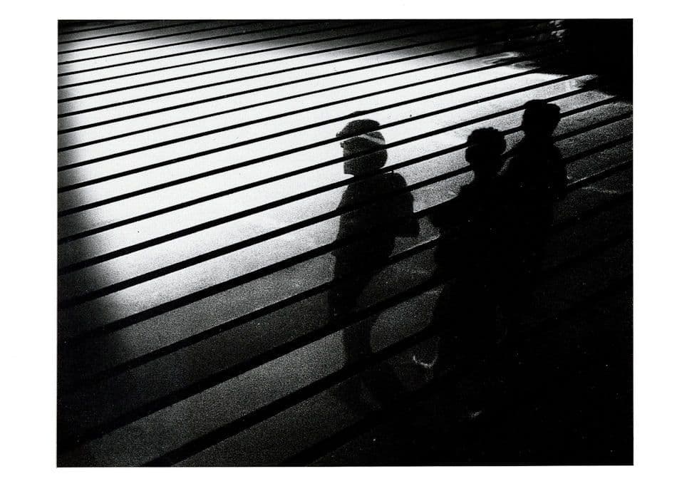 Mick Rock Progression Unique Silhouette Steps Photo Award Postcard