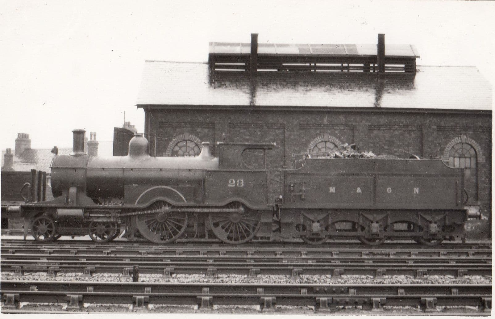 Midland & Great Northern Railway M&GN No 23 Class 4-4-0 Train Photo