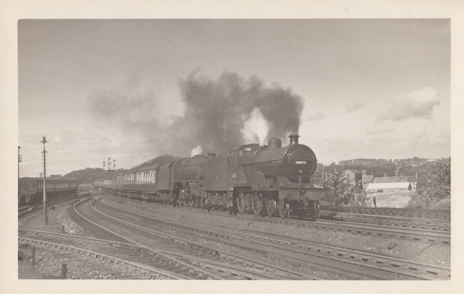 Midland Railway 40673 2P Class 4-6-0 Old Train Photo