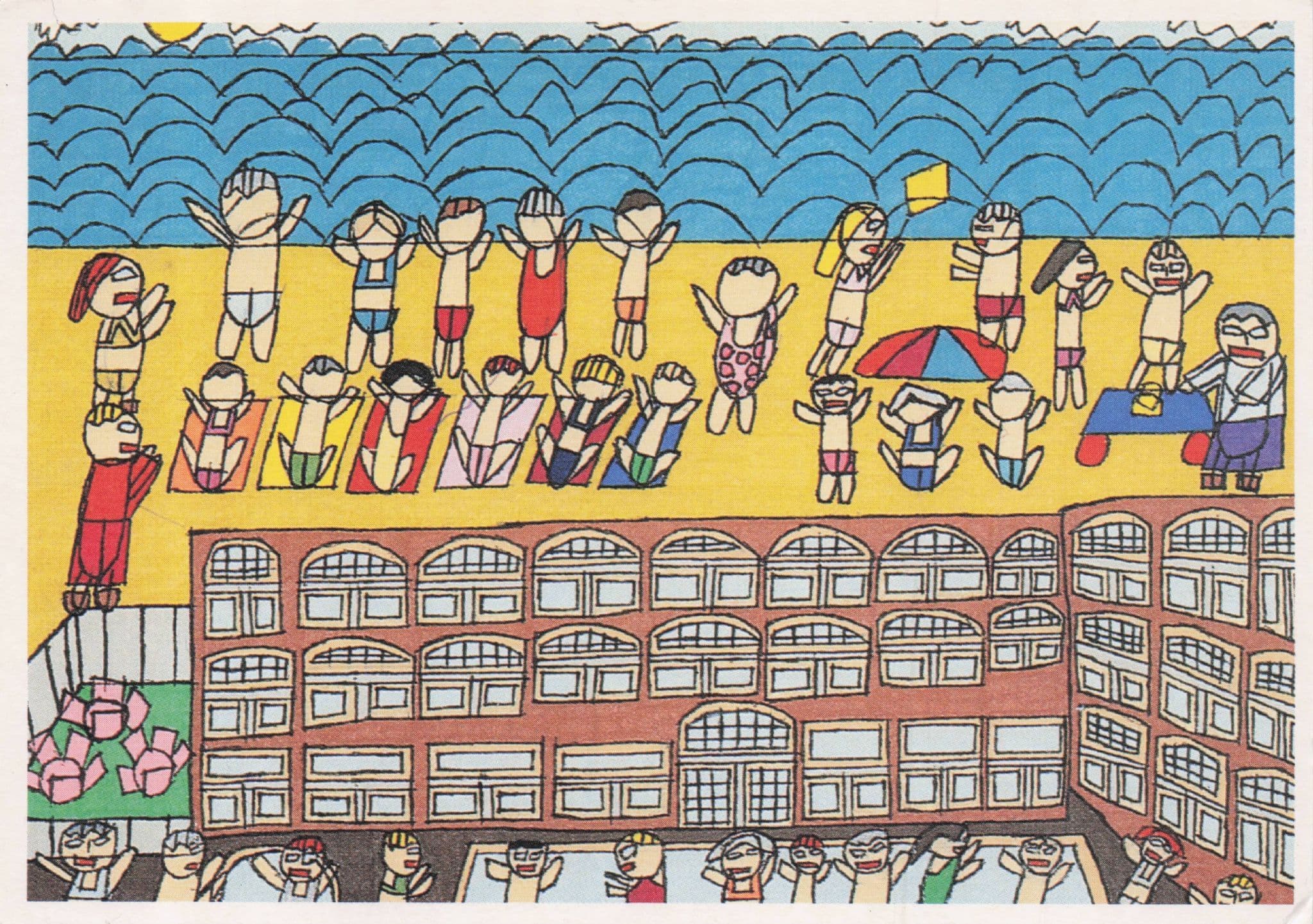 Mieke Eissens Zandvoort Dutch Art Illustrator Holland Postcard