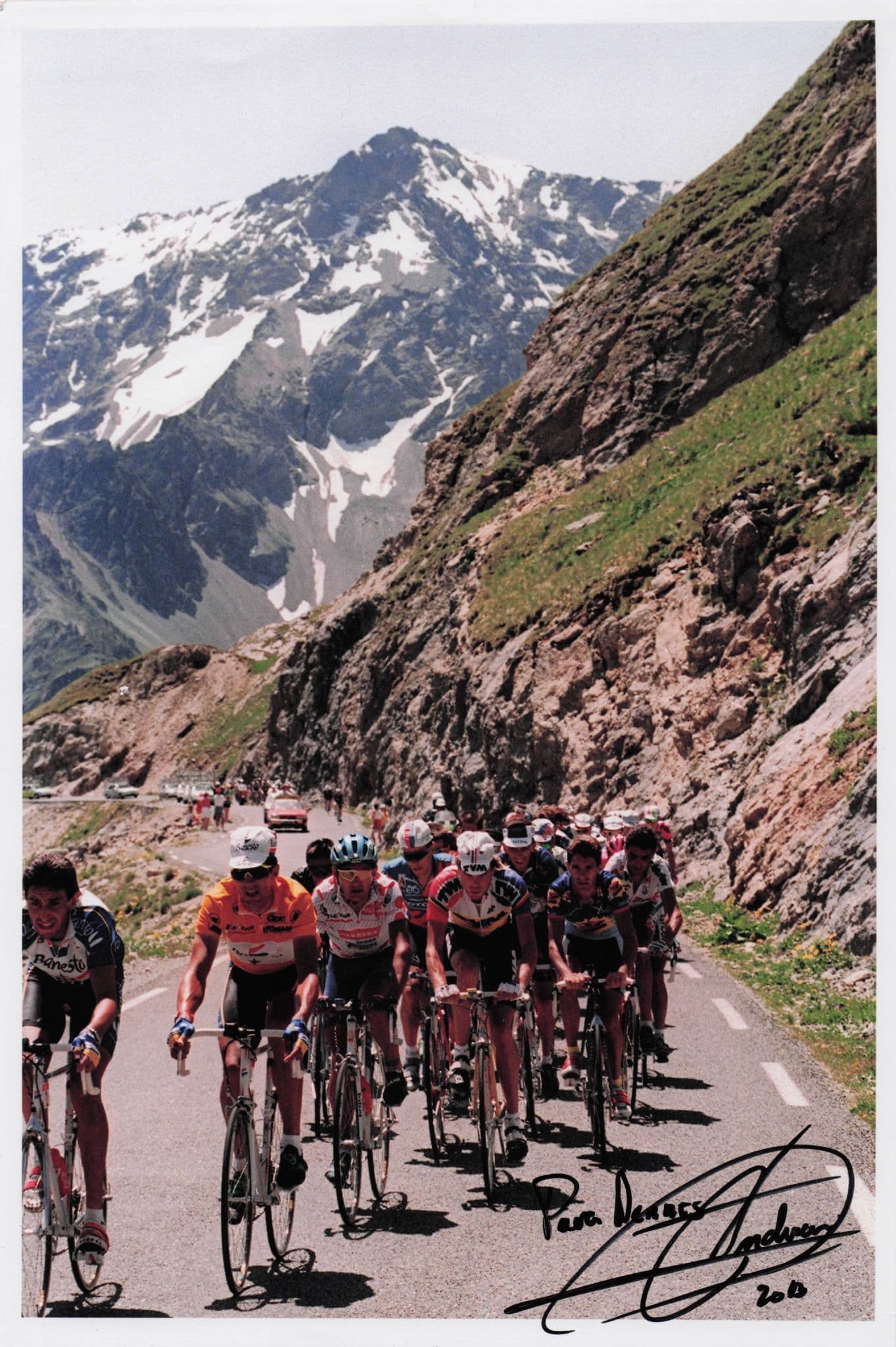Miguel Indurain Spain Cyclist 1992 Tour De France 12x8 Hand Signed Photo