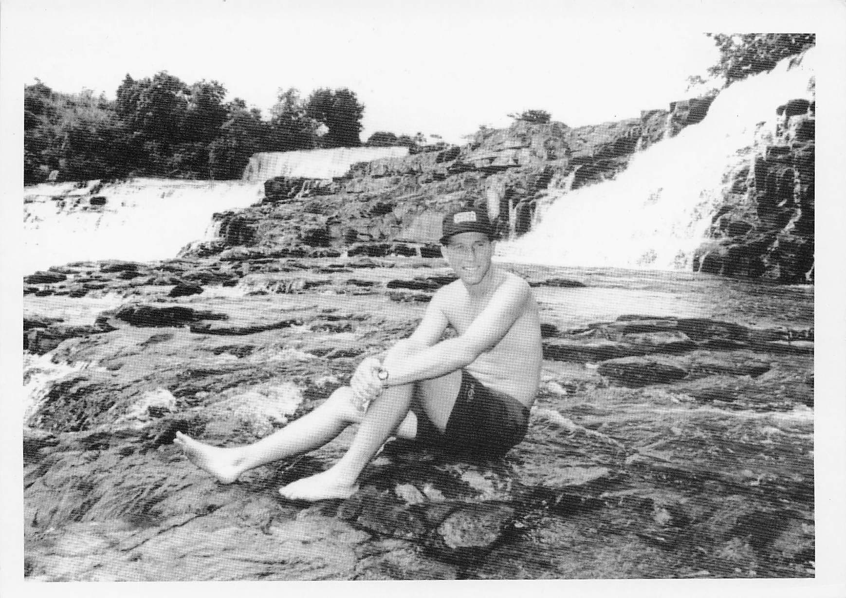 Mike Atherton Sunbathing Cricketer Real Photo Lancashire Postcard