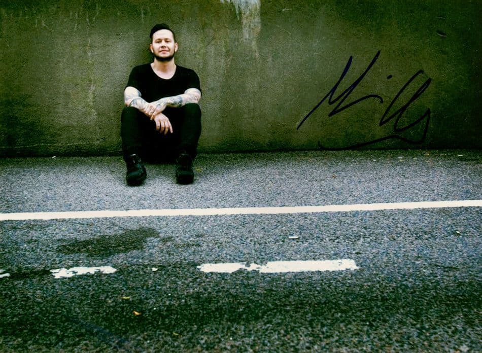 Mike Perry Swedish DJ of Shy Martin The Ocean Large Hand Signed Photo