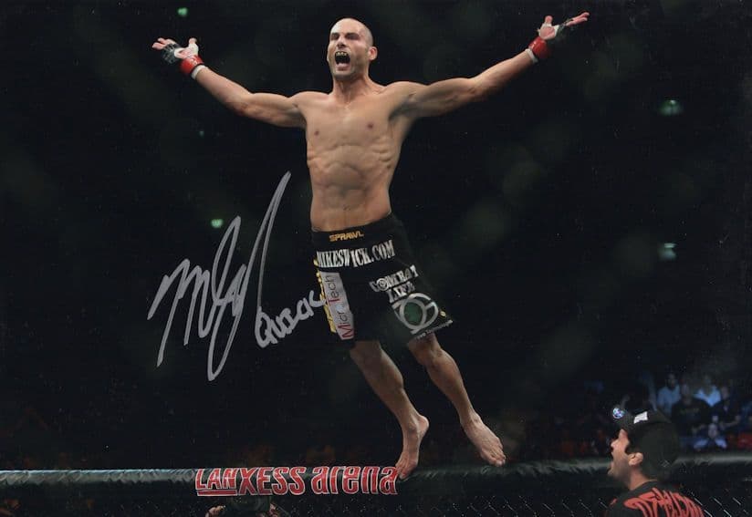 Mike Swick UFC Martial Arts 12x8 Giant Hand Signed Photo