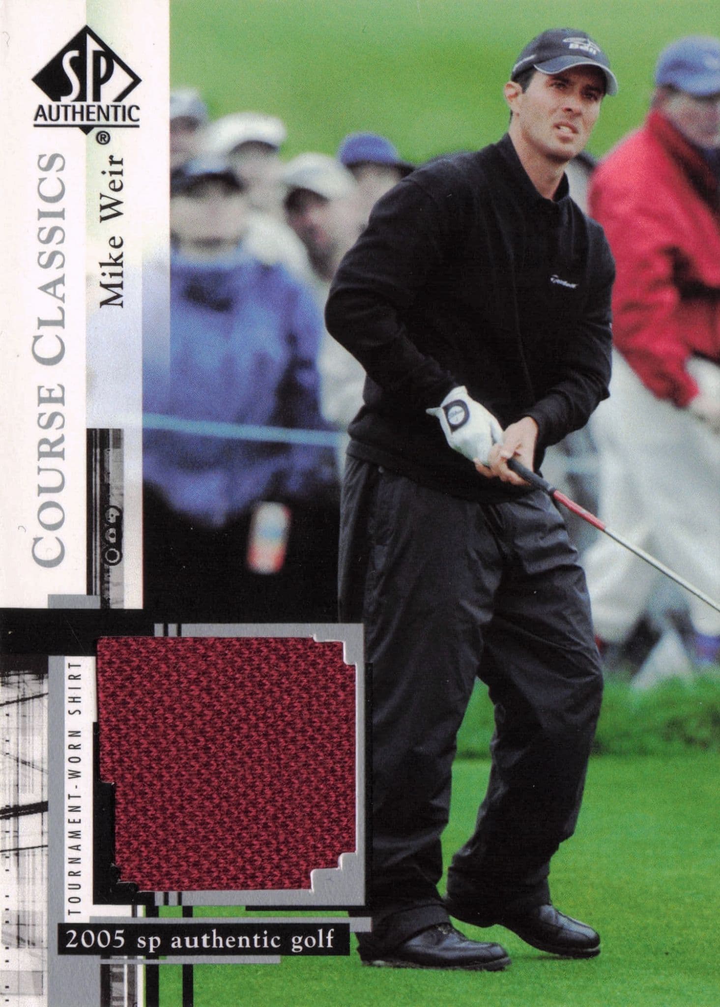 Mike Weir Course Classics 2005 Golf SP Upper Deck Worn Shirt Card