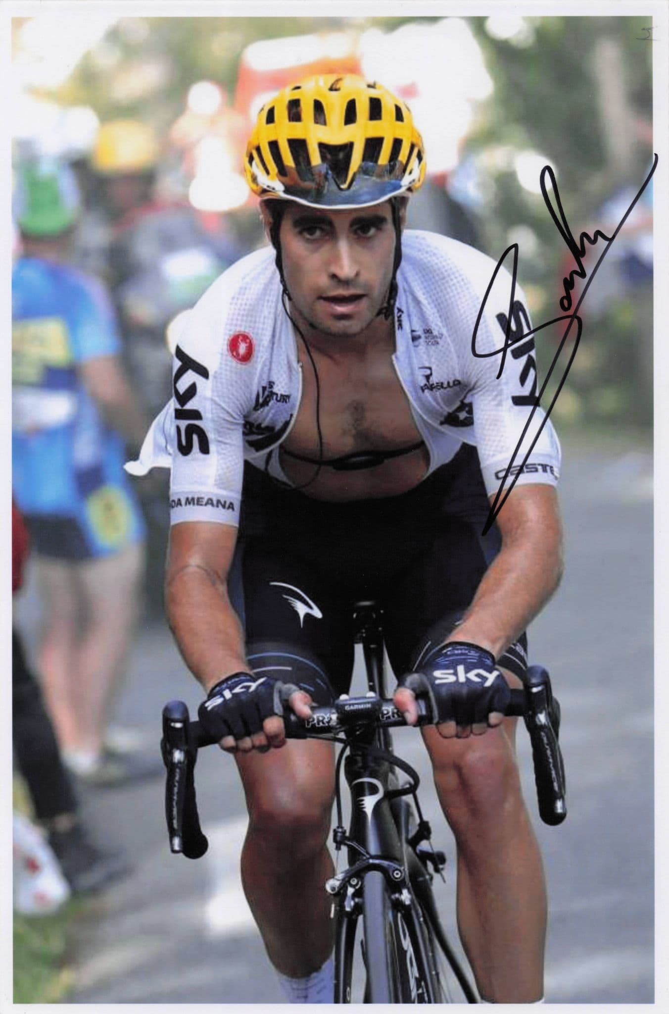 Mikel Landa Meana Spanish Basque Cyclist Cycling 12x8 Hand Signed Photo