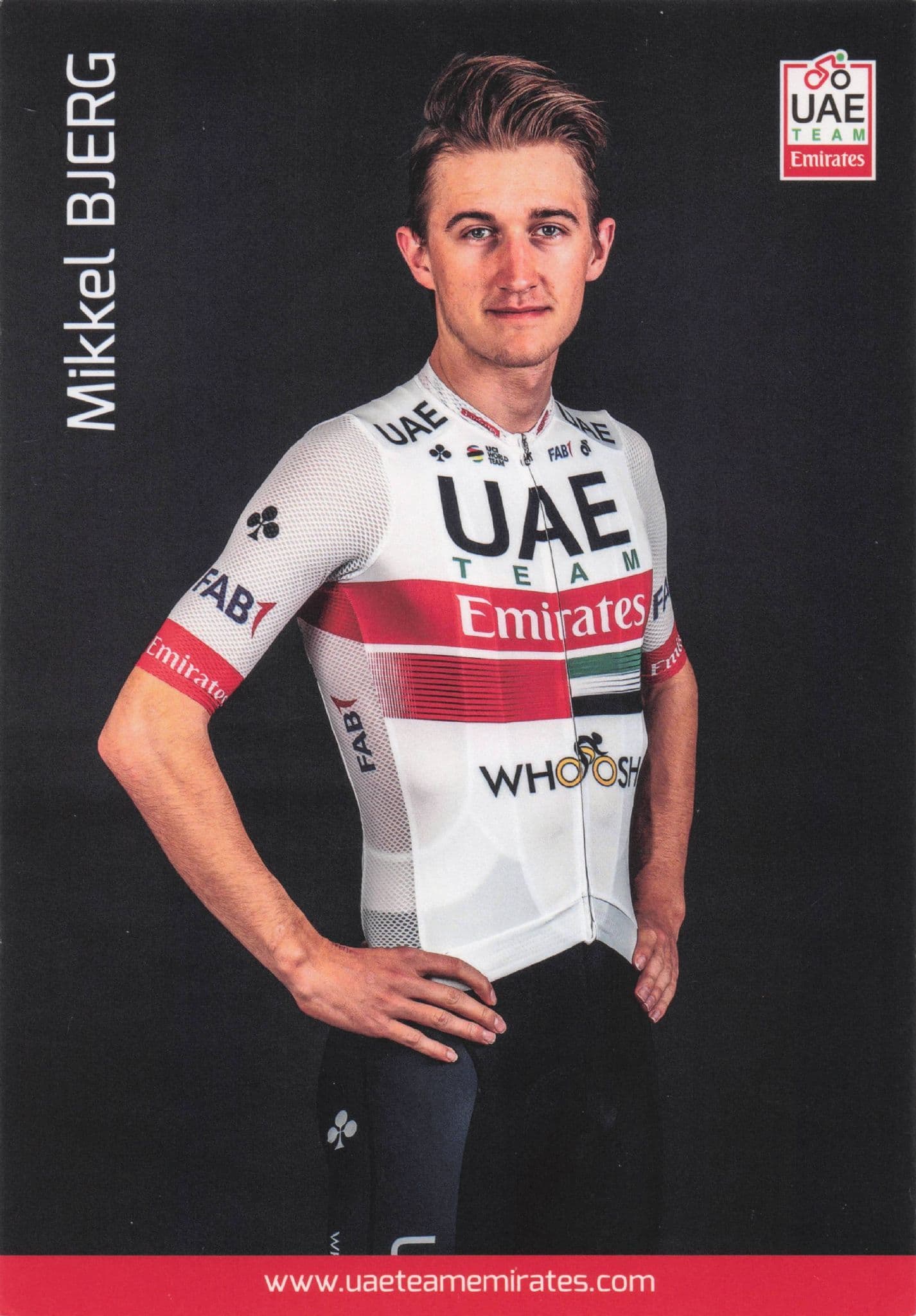 Mikkel Bjerg Champion Denmark Danish Cyclist Bicycle Postcard