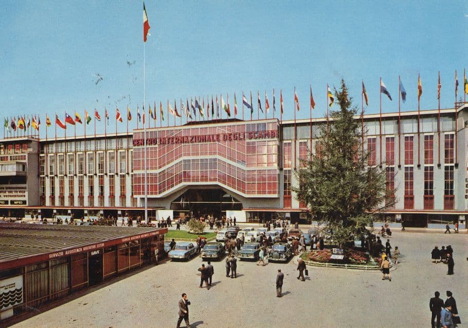 Milan Italian International Pattern Exhibition 1972 Postcard