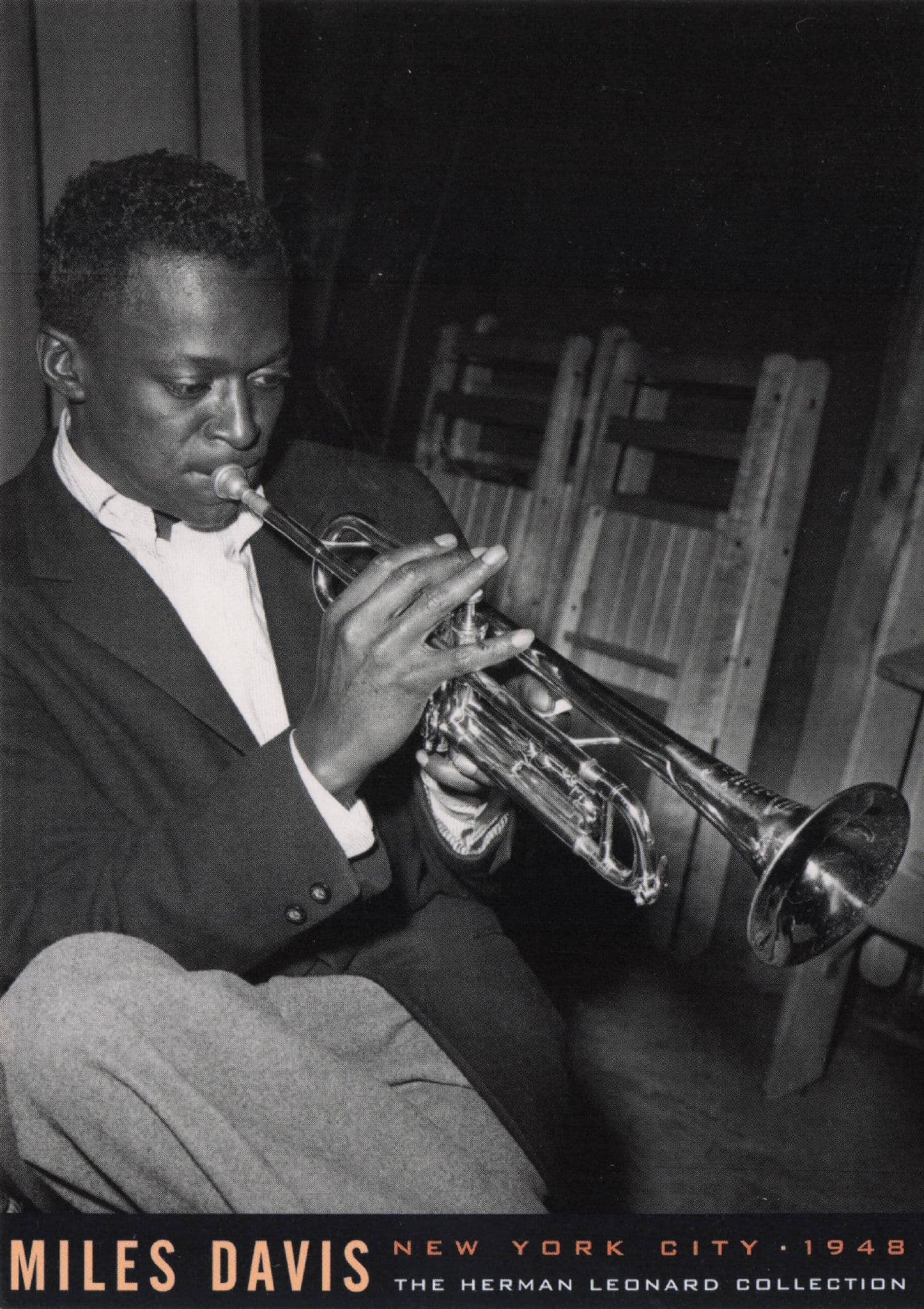 Miles Davis Jazz Blues Trumpet Music New York City Photo Postcard