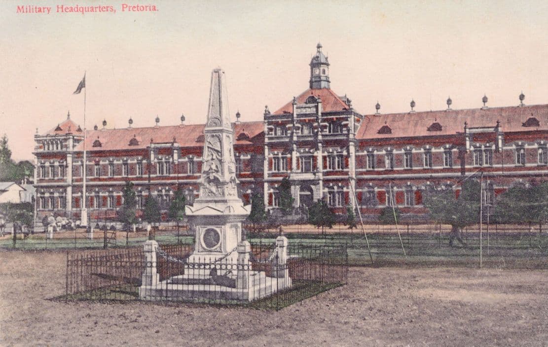 Military Headquarters Pretoria South Africa Old Postcard