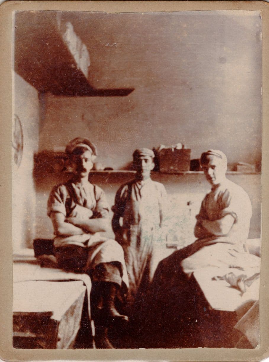 Military Hospital Ward Antique Victorian Cabinet Card Photo