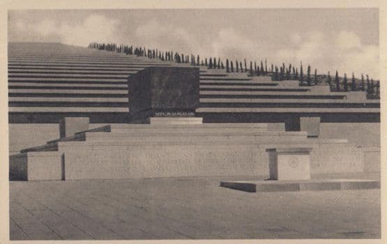 Military Memorial of Redipuglia Sacrario De Militare Italian Old Postcard