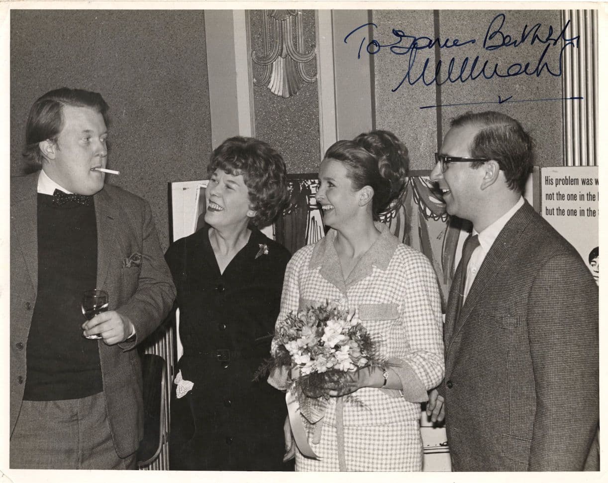 Millicent Martin 10x8 Hand Signed Backstage Vintage Photo