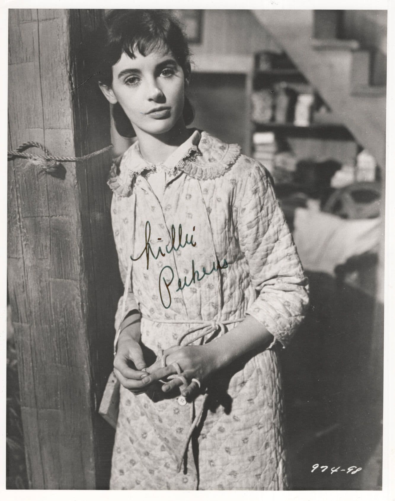 Millie Perkins in The Diary Of Anne Frank 10x8 Hand Signed Photo