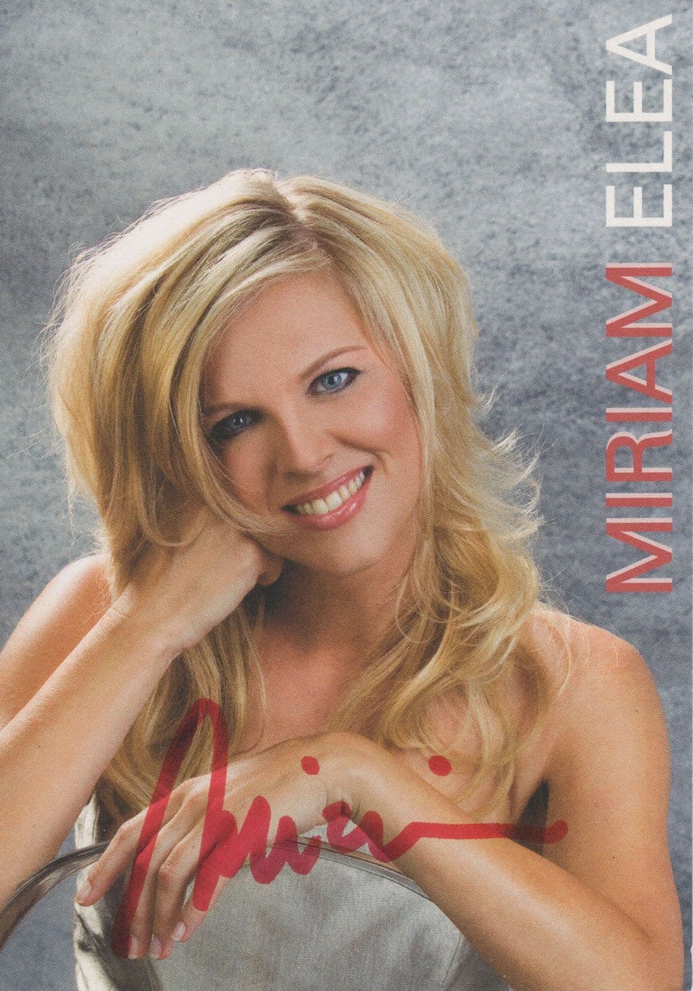 Miriam Elea German Singer Voice For Hearts CD Hand Signed Photo