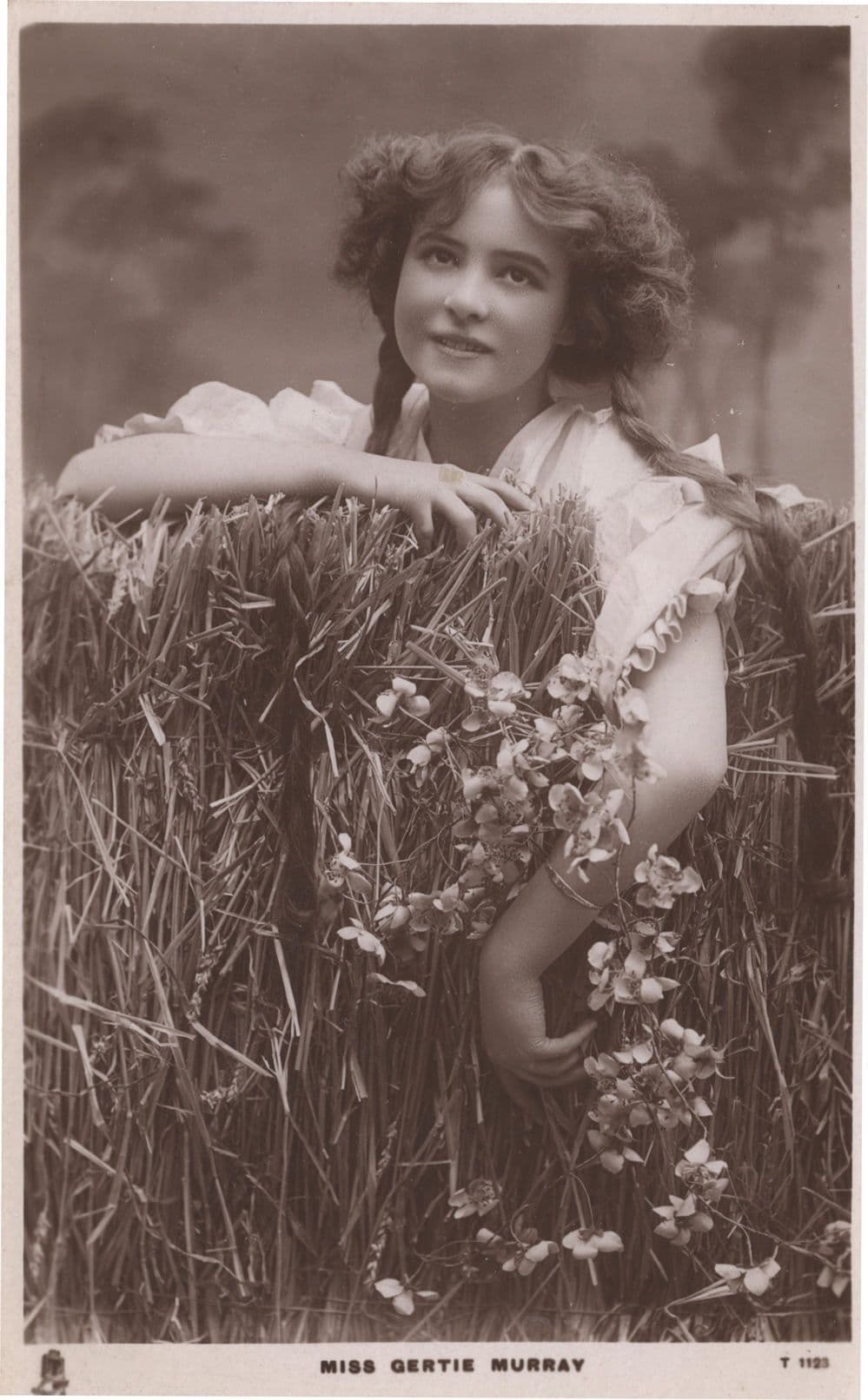 Miss Gertie Millar Child Star Edwardian Actress RPC Postcard