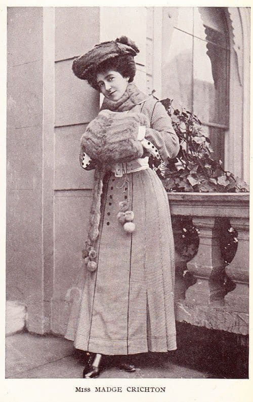 Miss Madge Crichton RPC Postcard