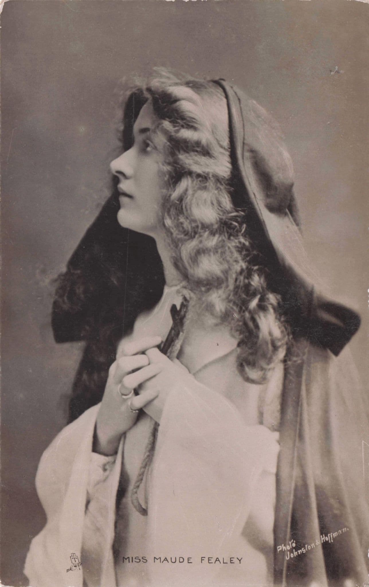 Miss Maud Maude Fealy Edwardian Actress Rare Tucks Old Postcard