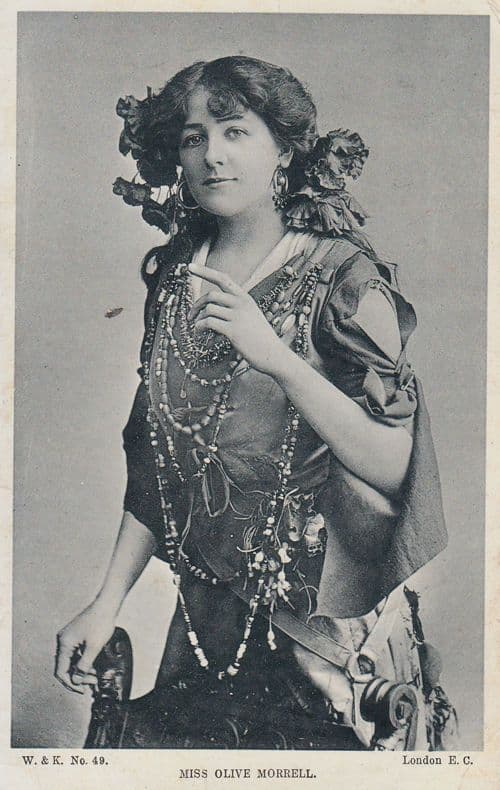 Miss Olive Morrell Antique Postcard