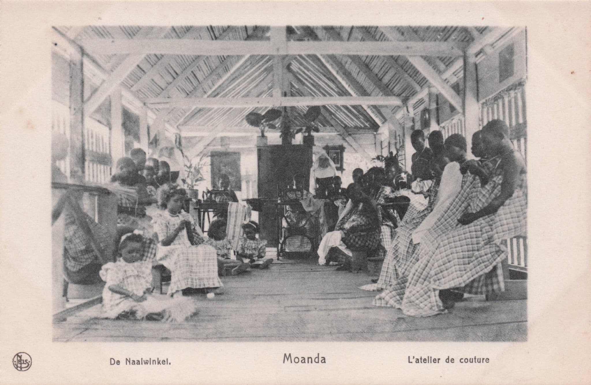 Missie Van Scheut Congo Belgium African Mission Old Postcard