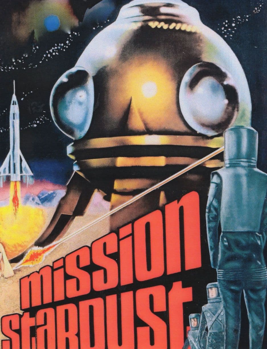 Mission Stardust Female Sexy Robot Cult Sci-Fi Film Postcard
