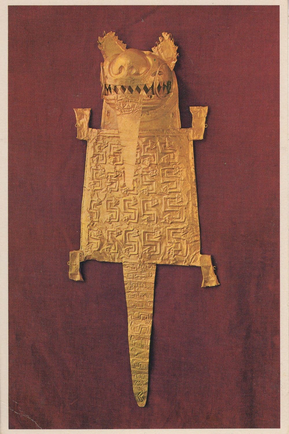 Mochica Antique Coca Bag & Pot Of Gold Peru 2x Postcard