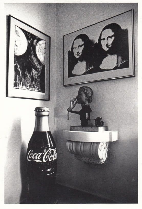 Mona Lisa Painting Drinking Coca Cola Bottle Photo Winner Museum Art Postcard
