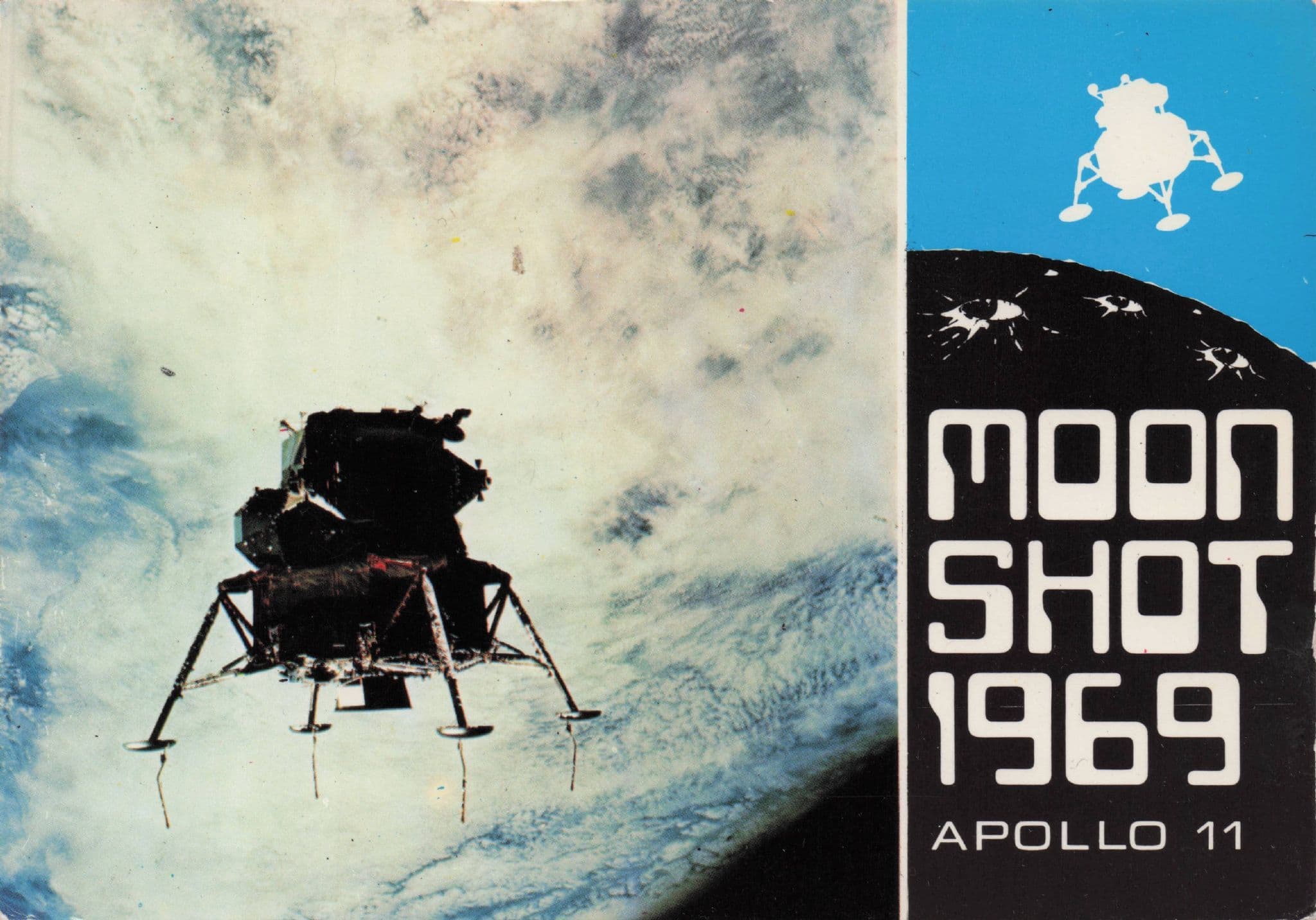 Moon Shot Apollo 1969 NASA Space Travel Postcard