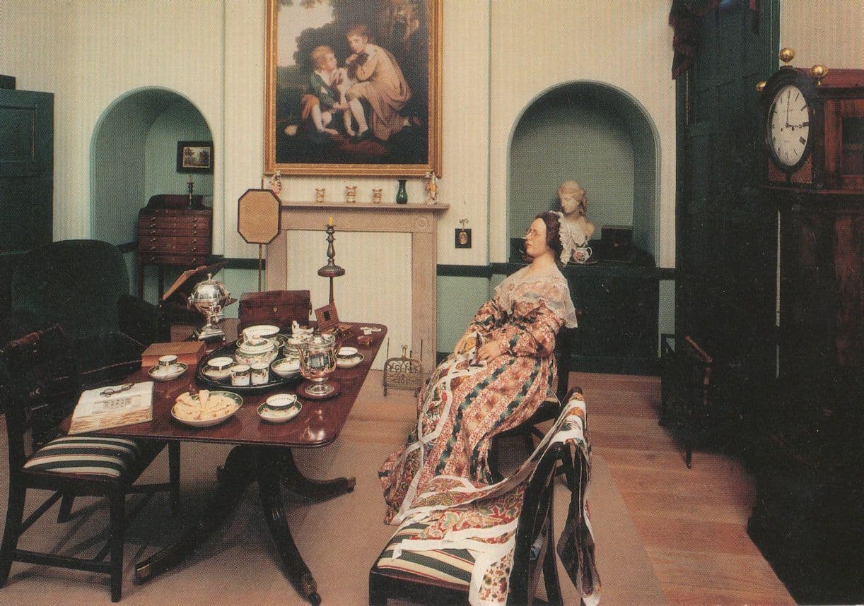 Morning Room Pickford's House Museum Derby Postcard