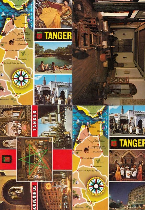 Morocco Tanger Fashion Markets Hotel 4x Postcard s