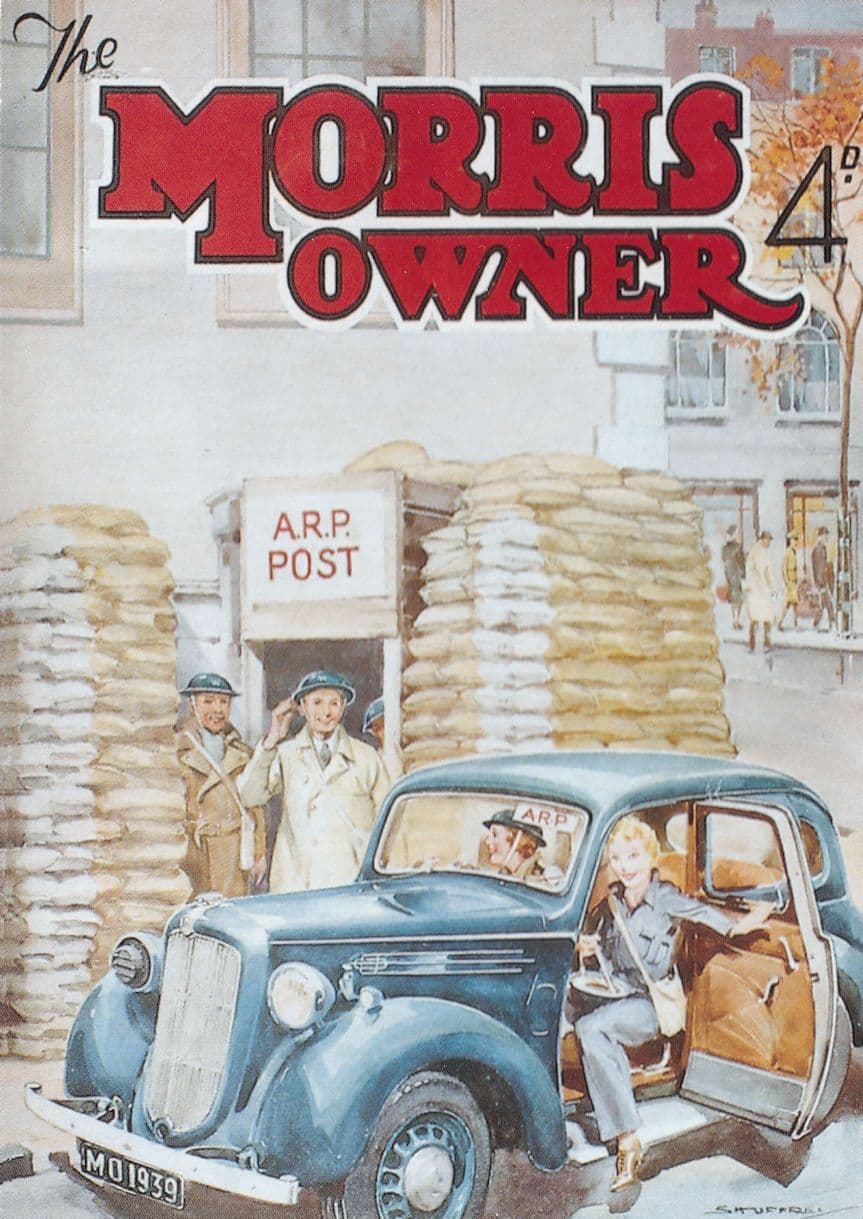 Morris Car Owner Magazine Book Advertising Postcard