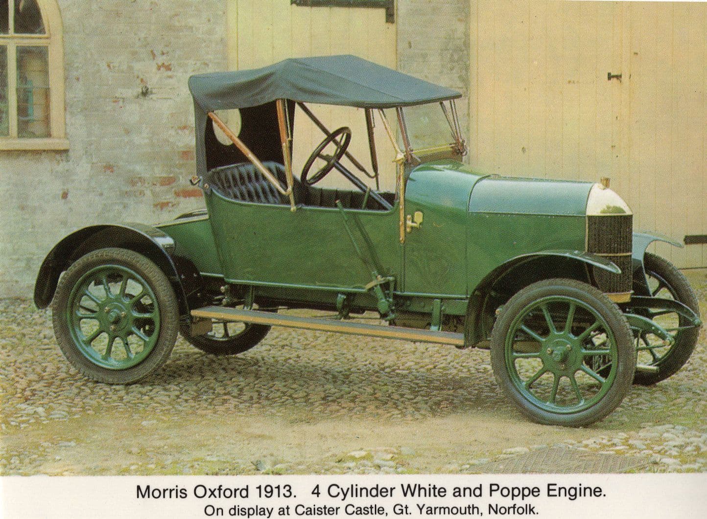 Morris Oxford Car 1913 Burdalls Gravy Salt Rare Great Yarmouth Postcard