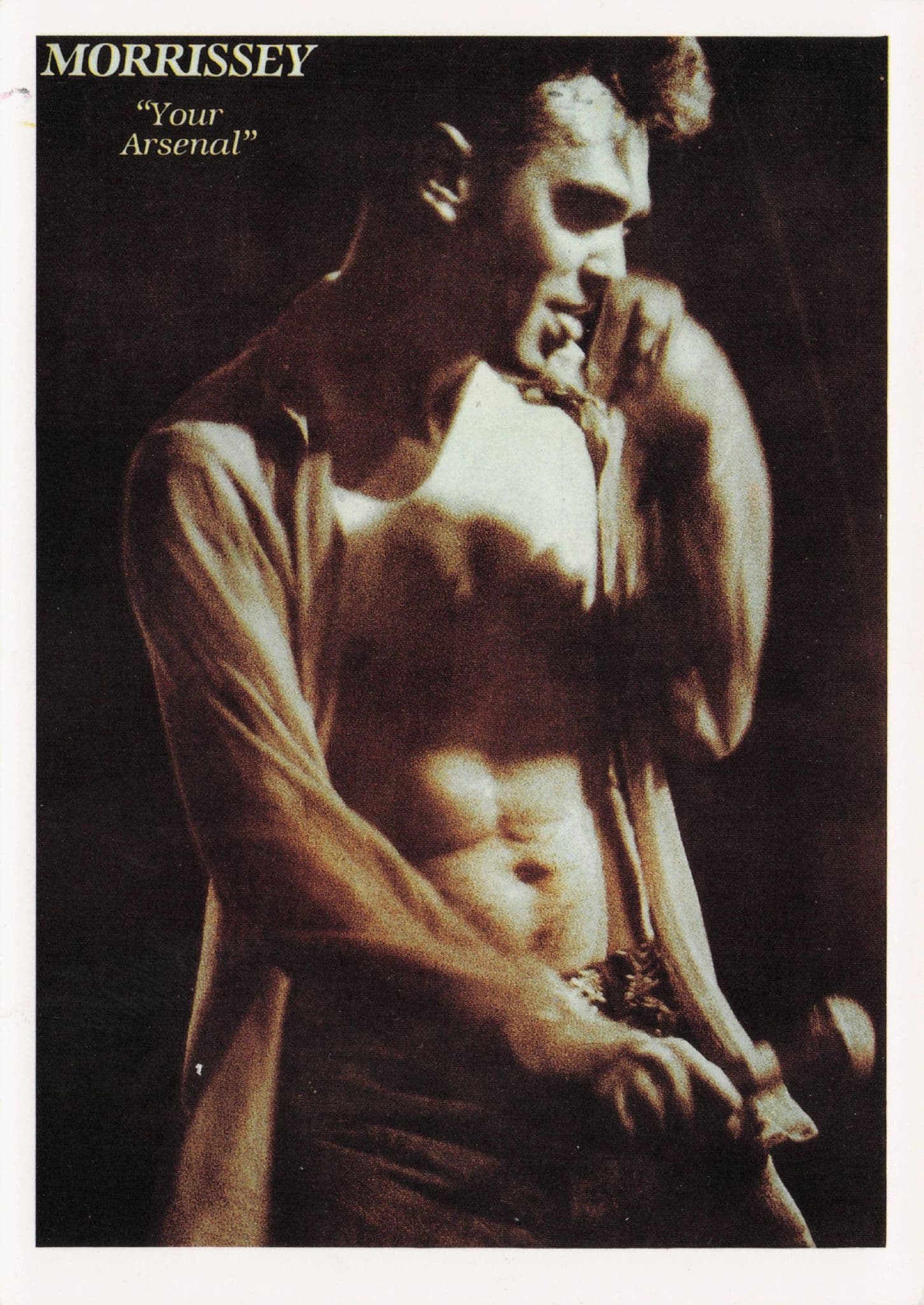 Morrissey The Smiths Your Arsenal Poster Music Photo Rare Postcard