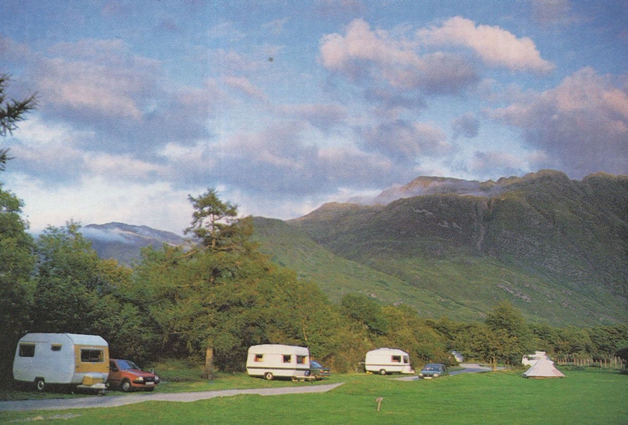 Morvich Scotland Caravan Club Camping Site Scottish Postcard