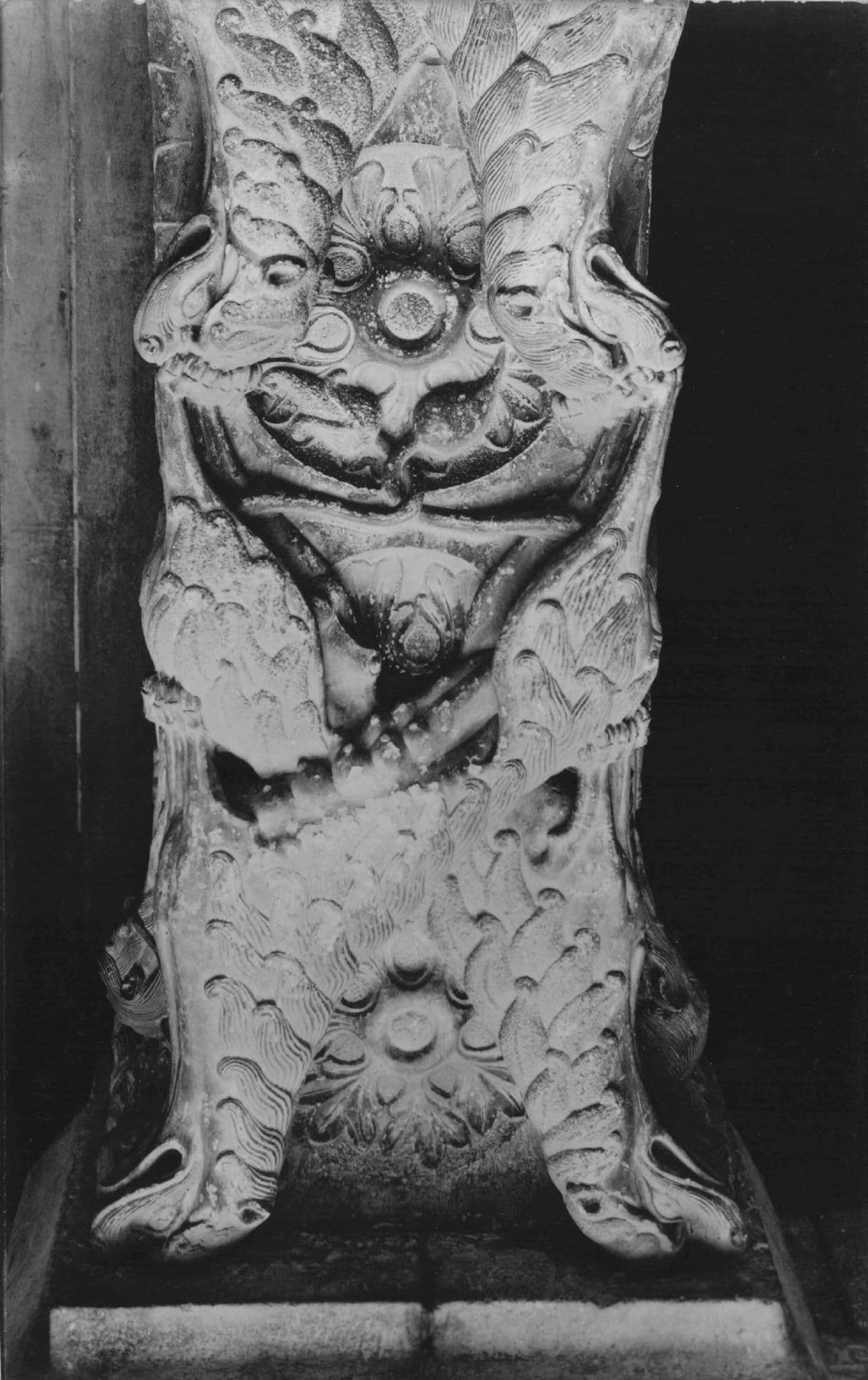 Mossaic Detail De Trumeau Old Statue St Pierre Basilica Statue RPC Postcard